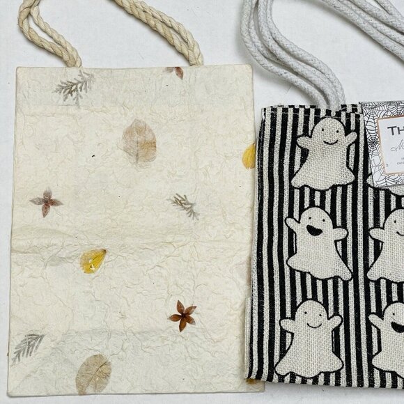 Halloween Ghost Sweet Gift Loot Bags Trick or Treat 3 Bags - Picture 3 of 4